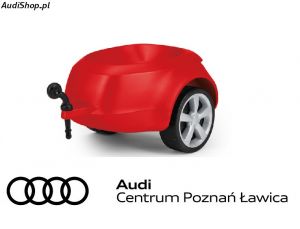 Przyczepka Audi quattro, czerwona